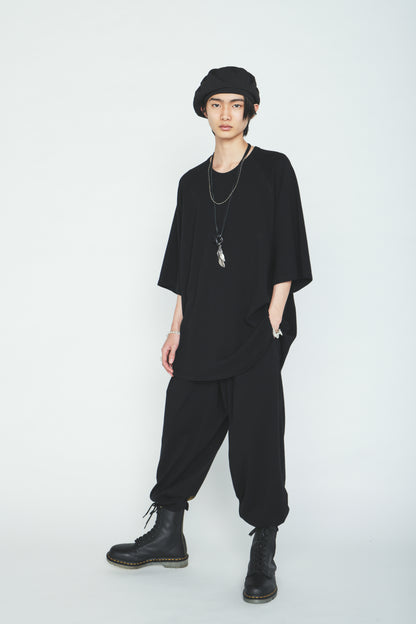 40/1 COTTON GAUZE FLEECE TWO-TUCK JOGGER PANTS