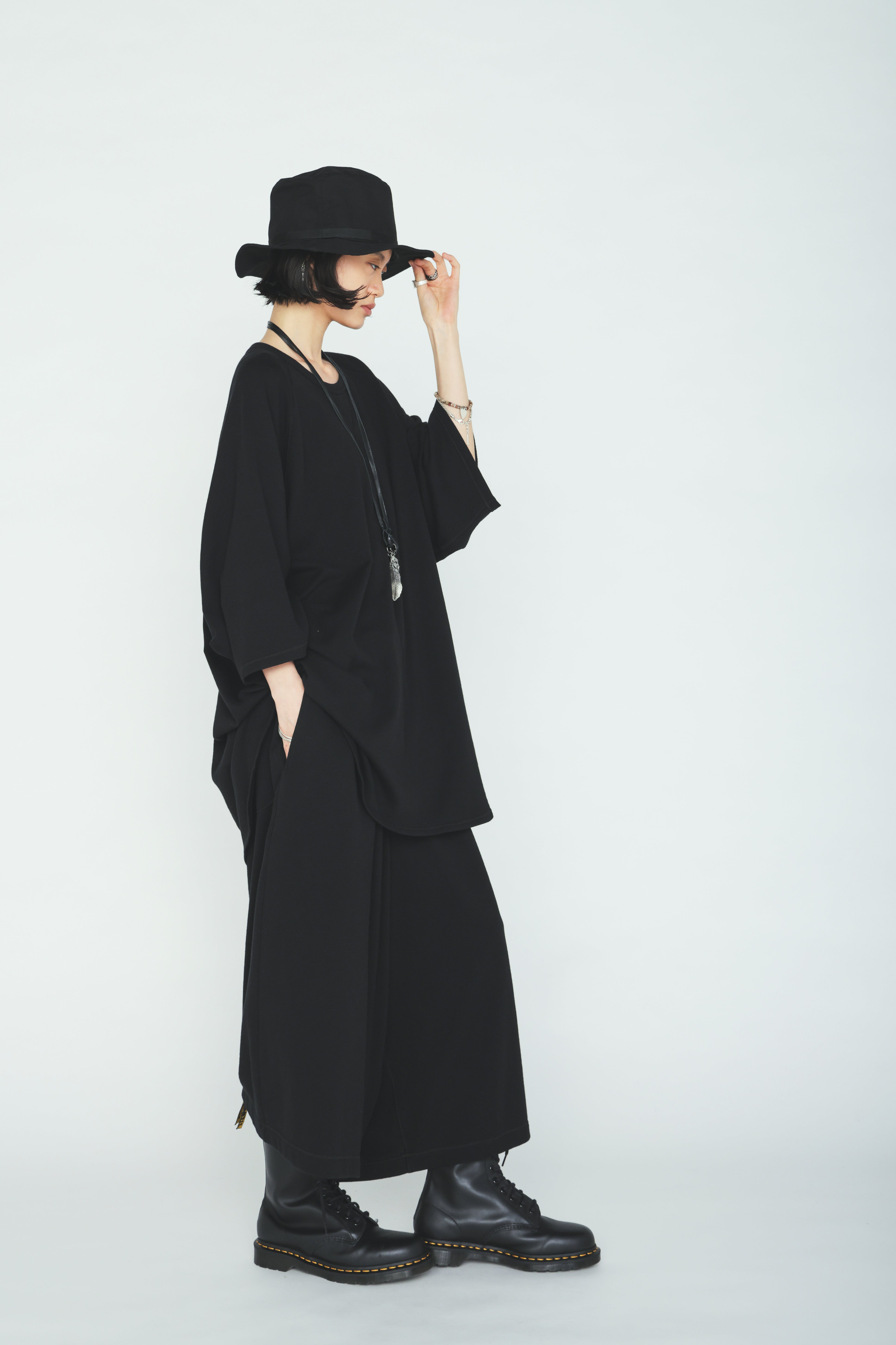 40/1 COTTON GAUZE FLEECE CULOTTE PANTS – THE SHOP YOHJI YAMAMOTO