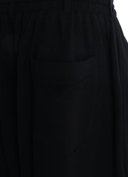 40/1 COTTON GAUZE FLEECE CULOTTE PANTS