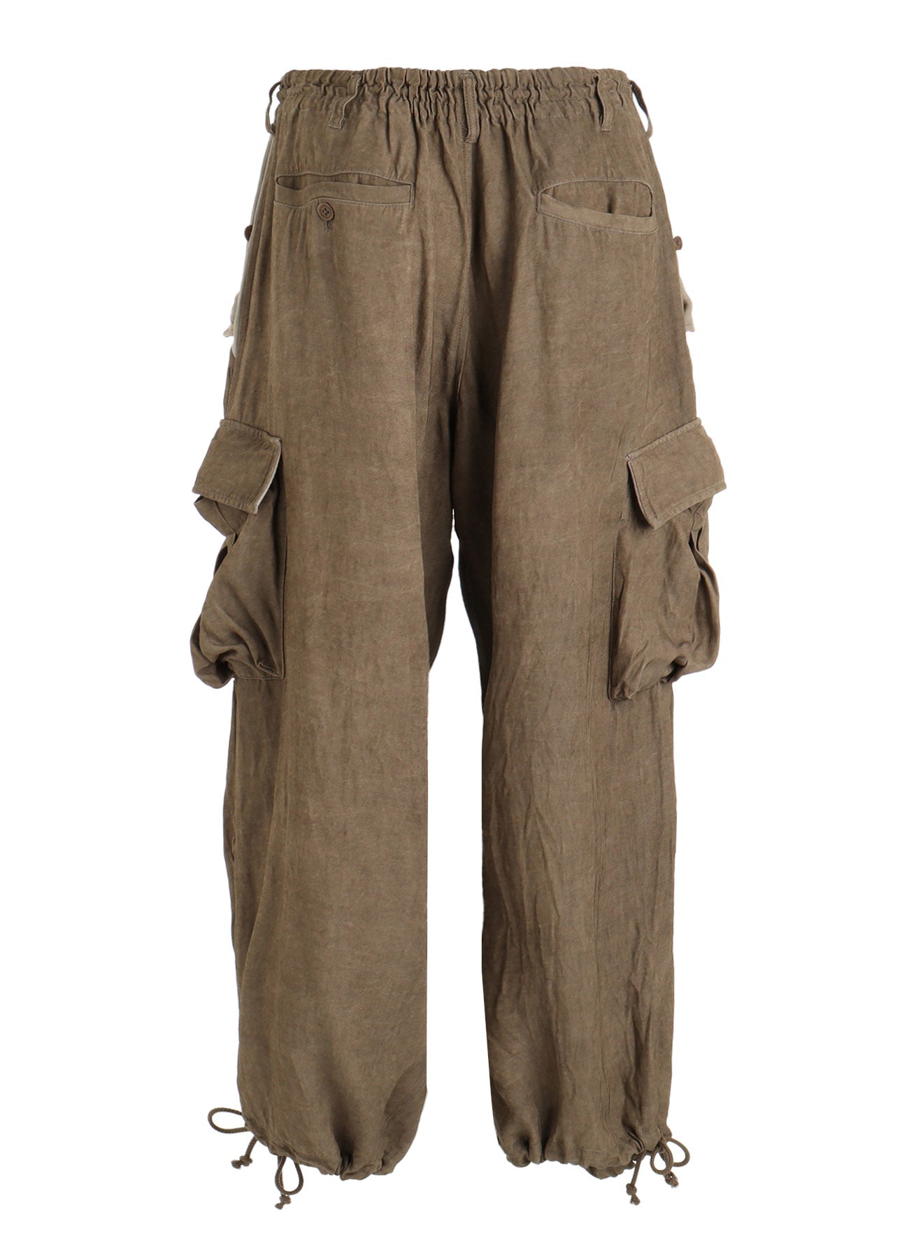 VIS/LI TWILL PIGMENT PRINT KNEE-TUCK CARGO PANTS