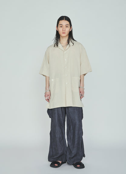 VIS/LI TWILL PIGMENT PRINT KNEE-TUCK CARGO PANTS