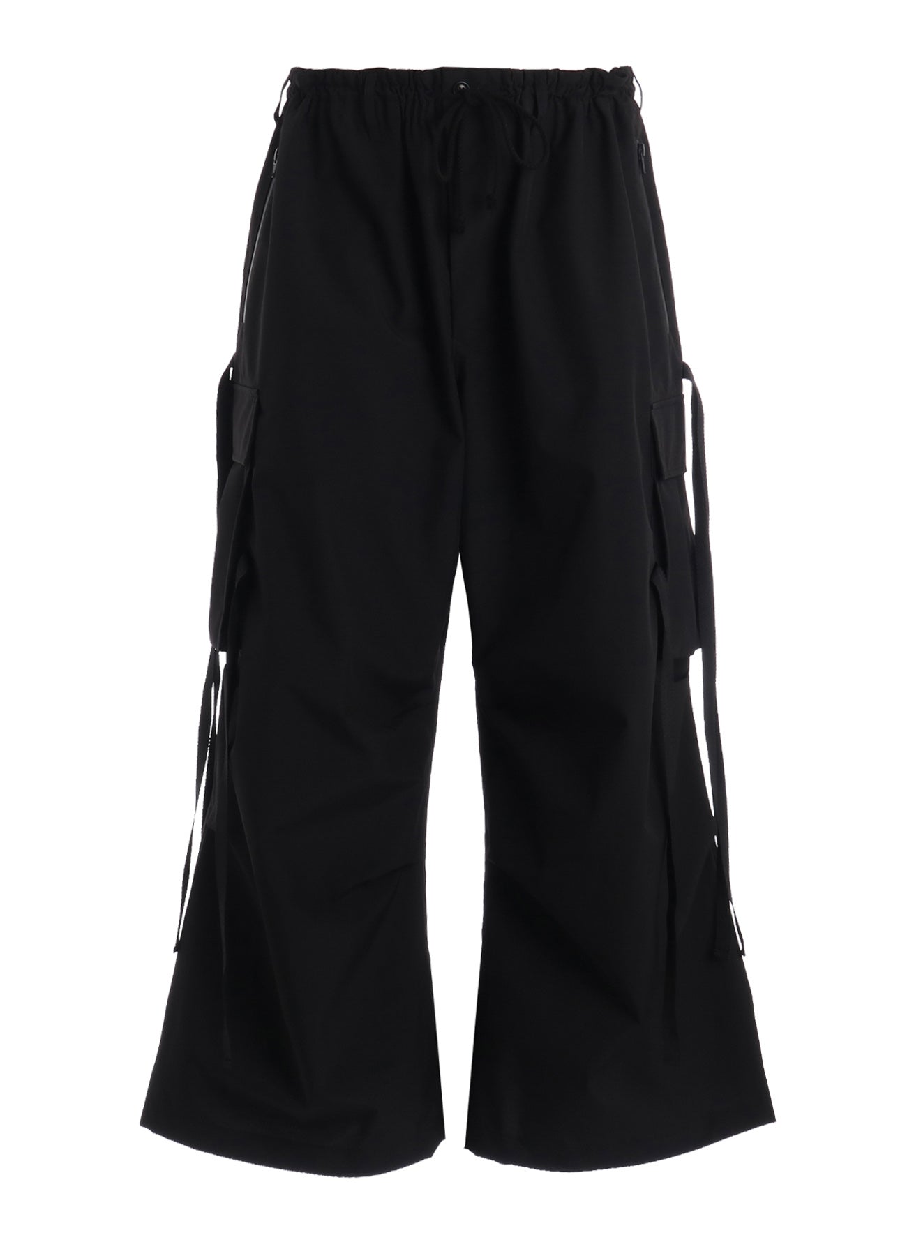 WATERPROOF TECH FABRIC STRAPPED TECHNO PANTS