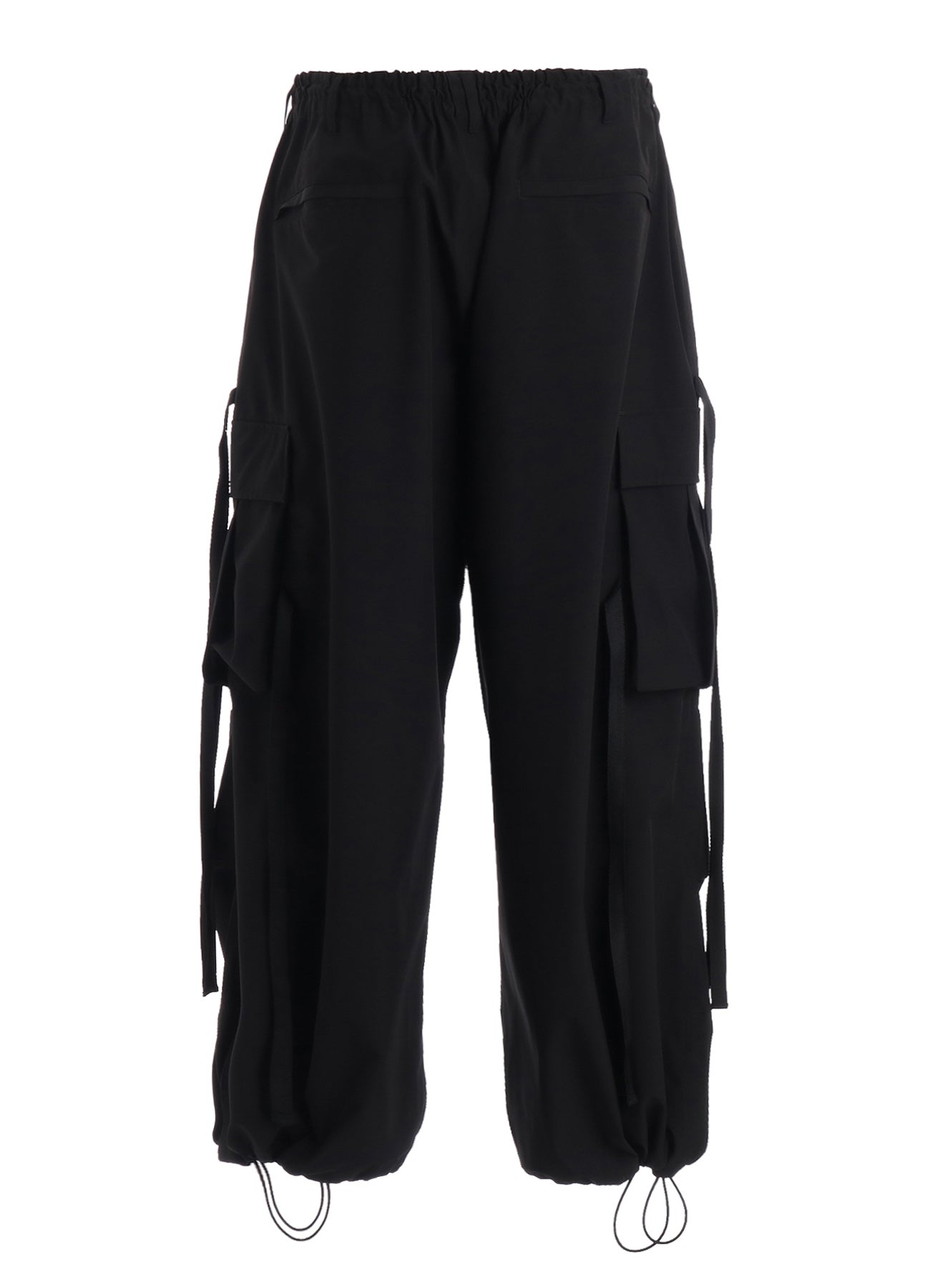 WATERPROOF TECH FABRIC STRAPPED TECHNO PANTS