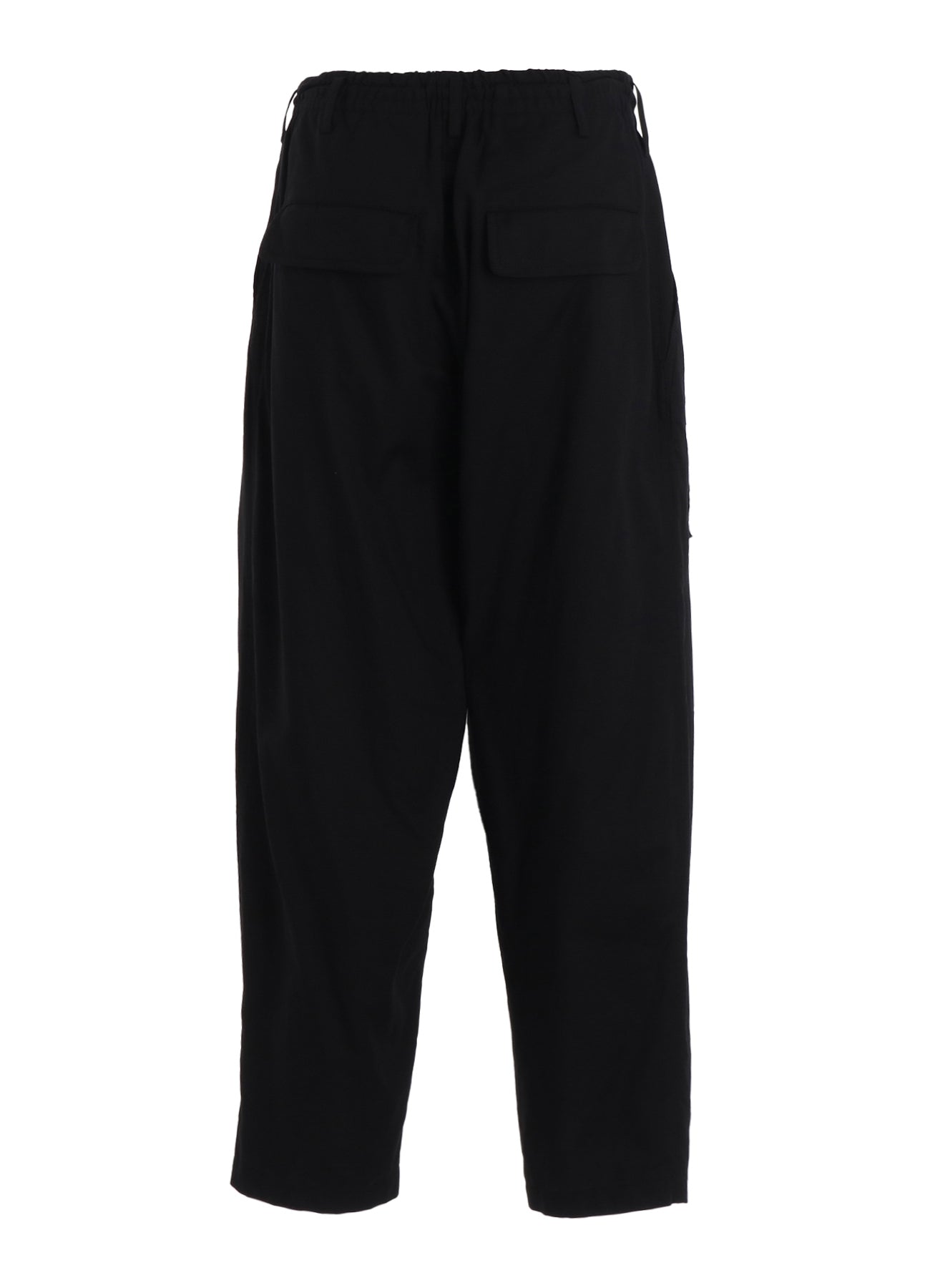 ORGANIC COTTON WASHER TAPERED PANTS WITH SASHIKO EMBROIDERY