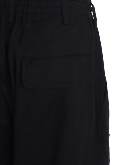 ORGANIC COTTON WASHER TAPERED PANTS WITH SASHIKO EMBROIDERY