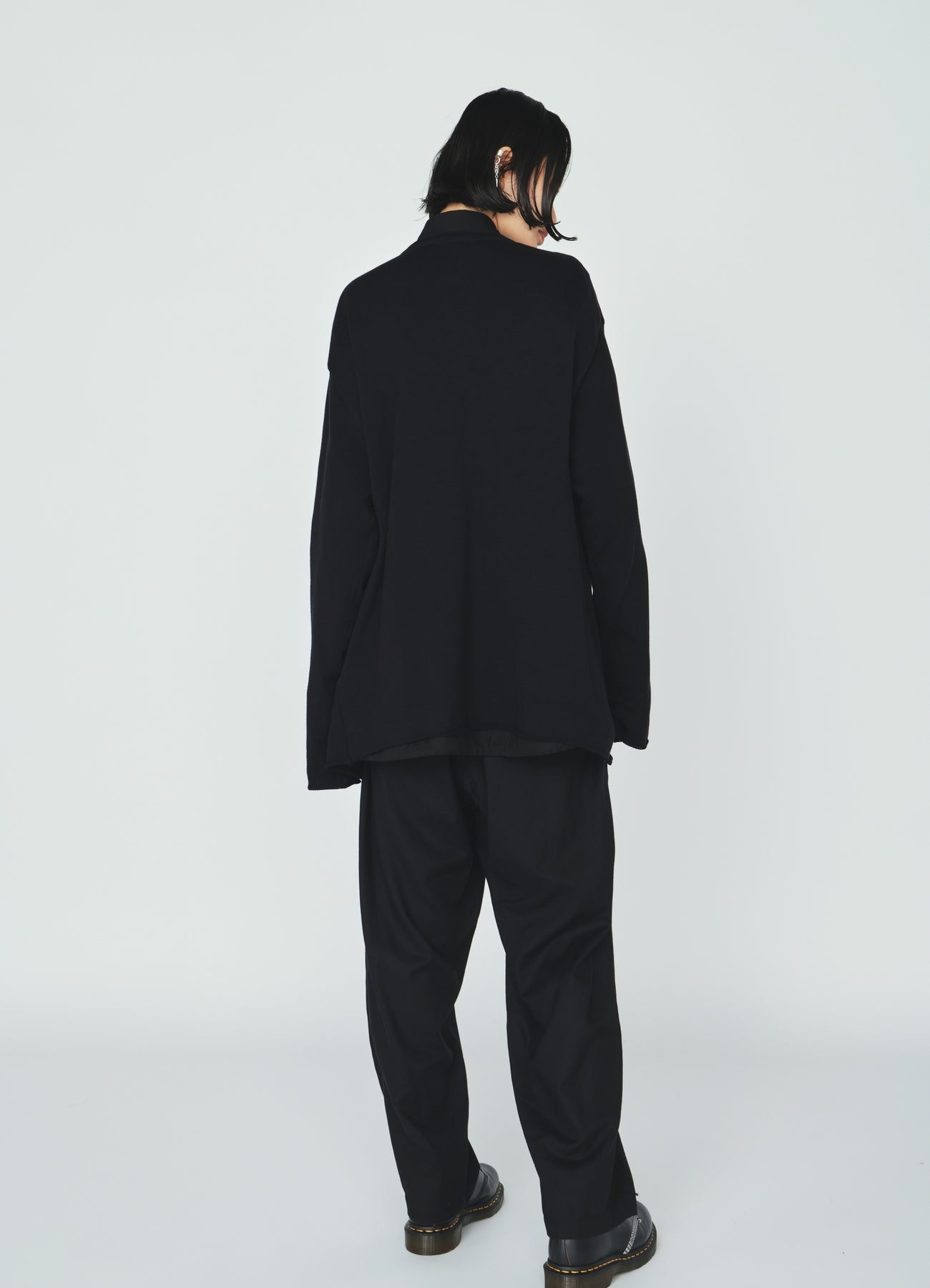 ORGANIC COTTON WASHER TAPERED PANTS WITH SASHIKO EMBROIDERY