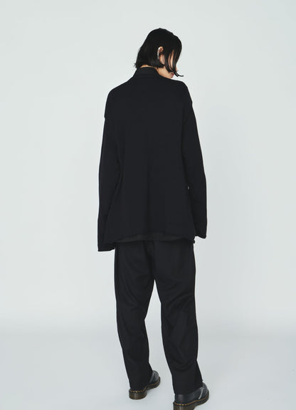 ORGANIC COTTON WASHER TAPERED PANTS WITH SASHIKO EMBROIDERY