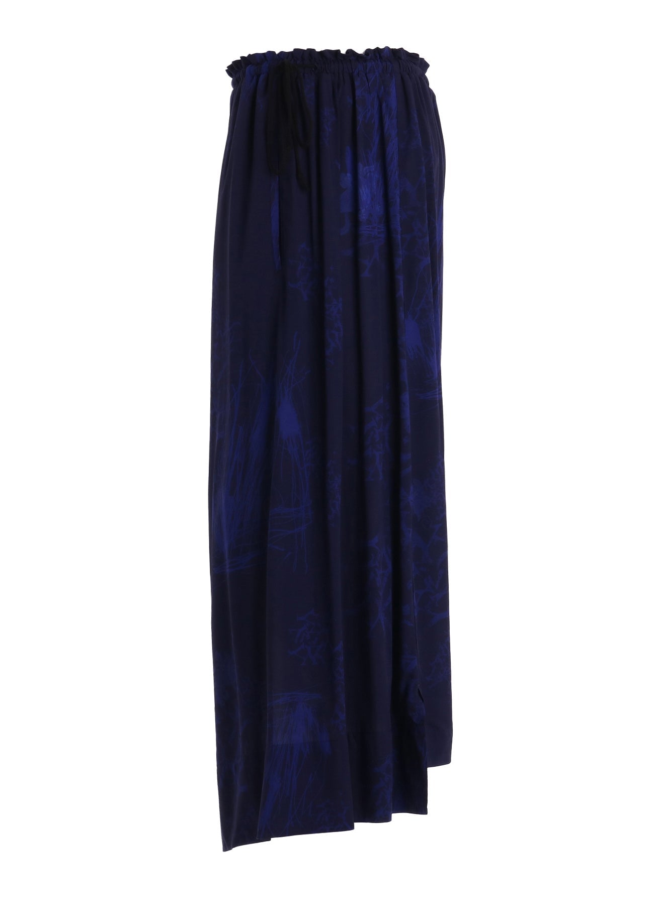 RAYON “Y” LETTER AND INDIAN MOTIF PRINT WRAP SKIRT