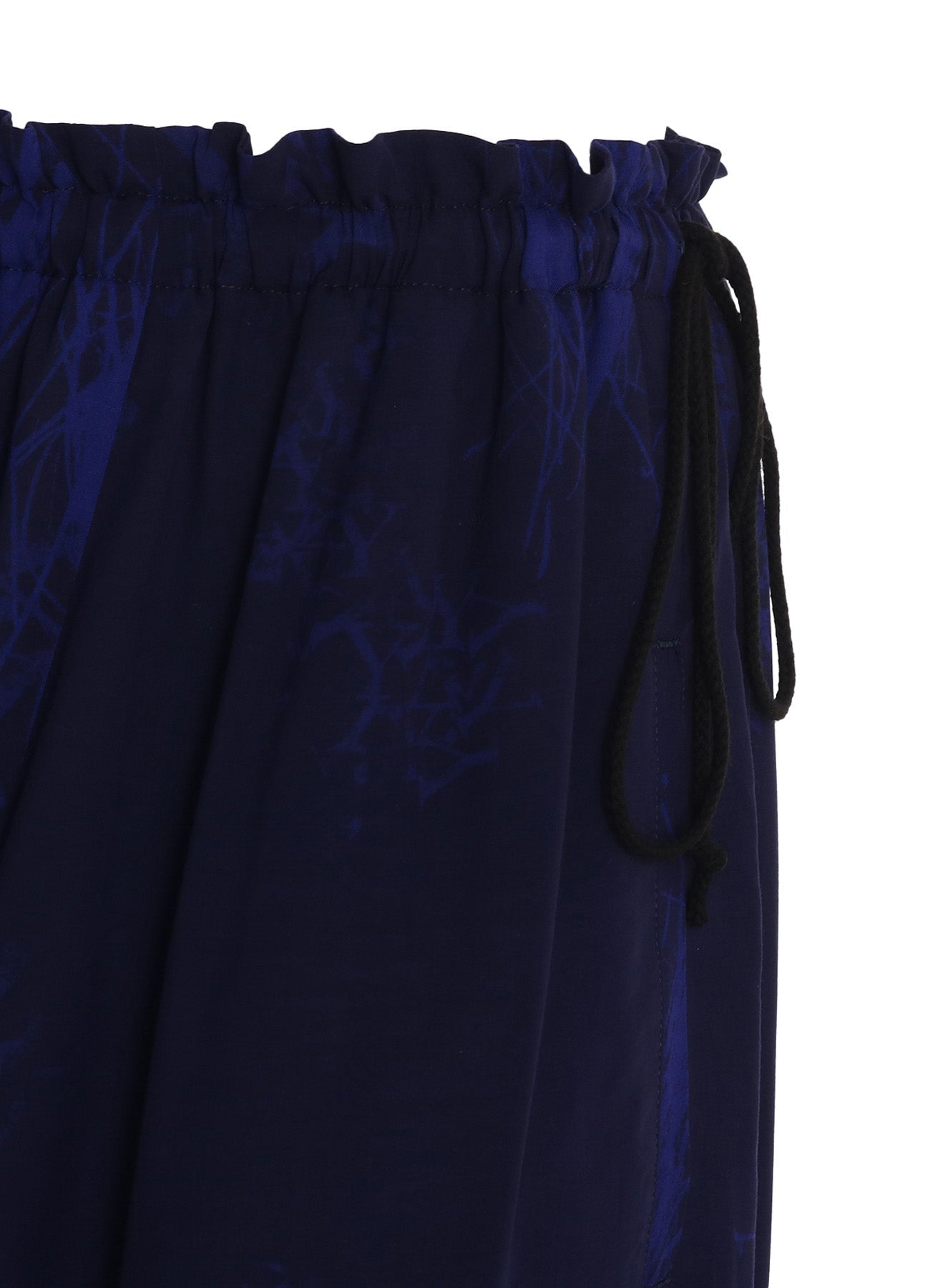 RAYON “Y” LETTER AND INDIAN MOTIF PRINT WRAP SKIRT