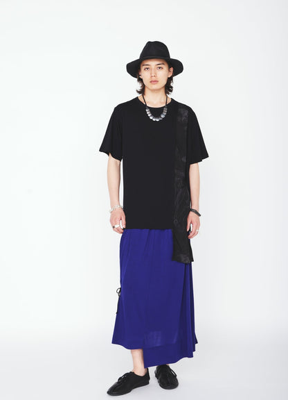 RAYON JERSEY DRAWSTRING SKIRT