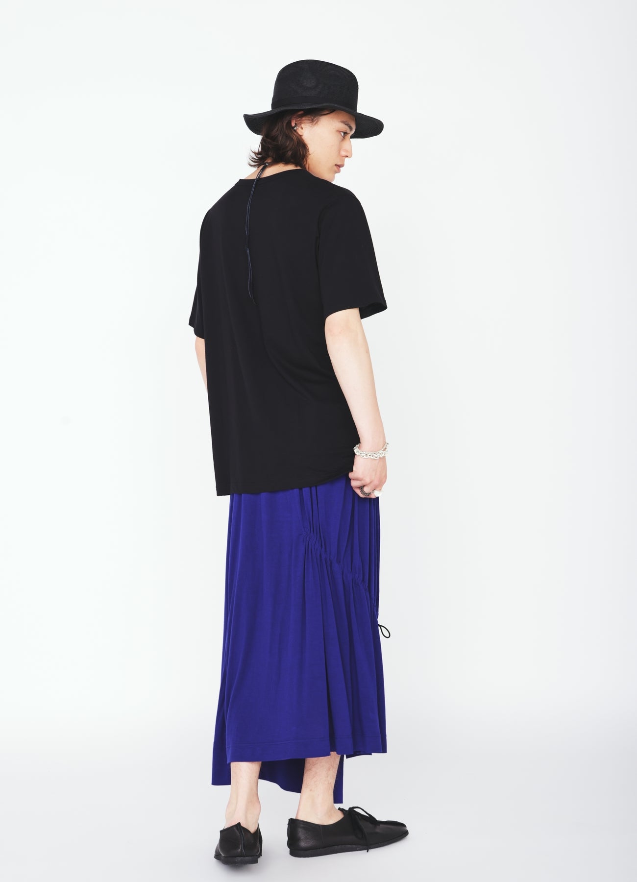 RAYON JERSEY DRAWSTRING SKIRT