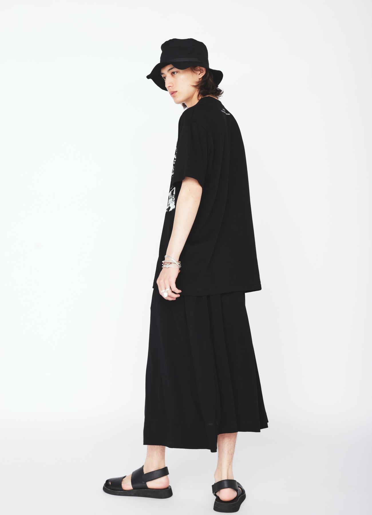 RAYON JERSEY DRAWSTRING SKIRT