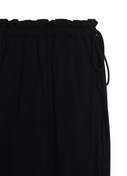 RAYON JERSEY DRAWSTRING SKIRT