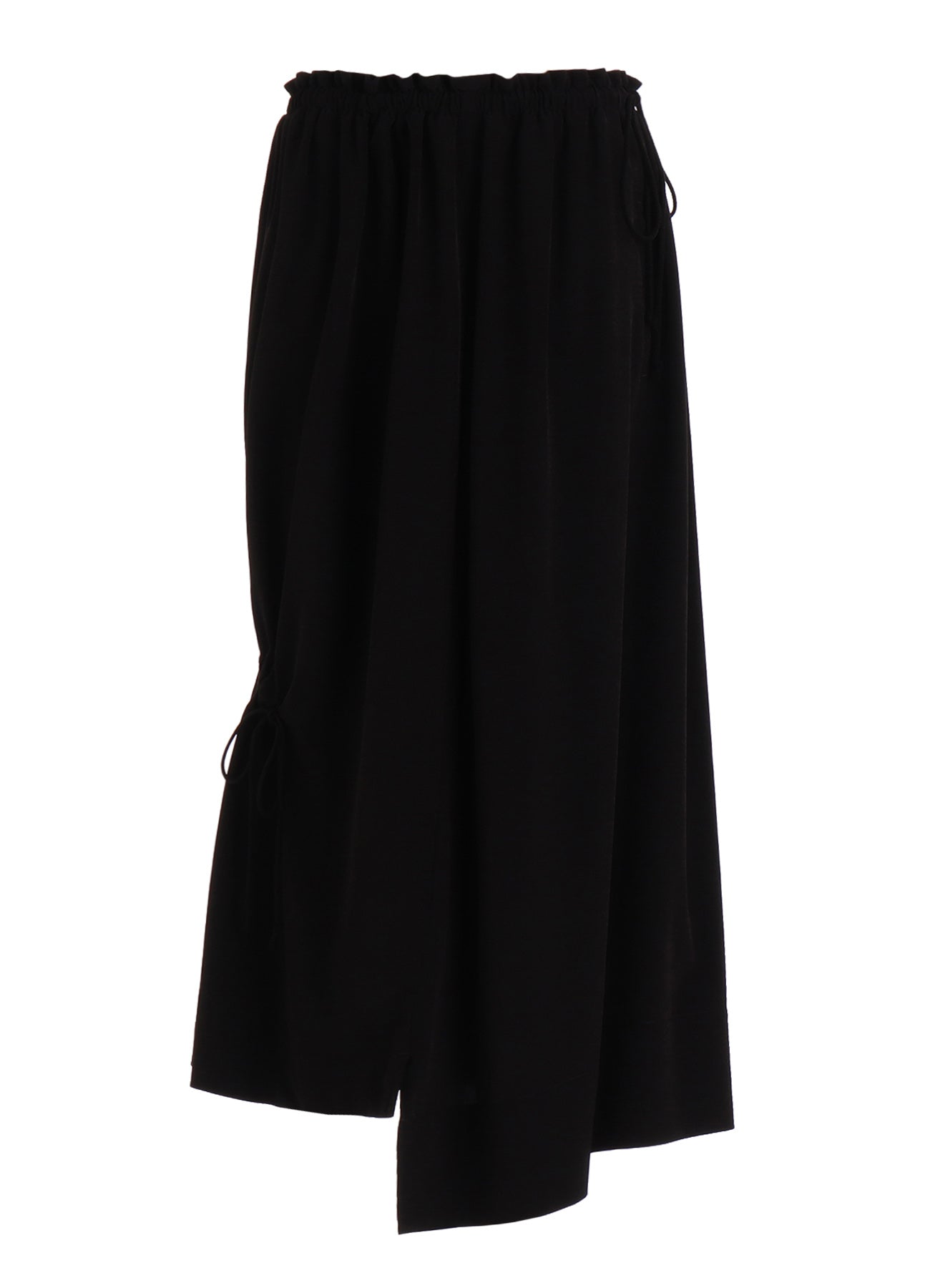CREPE de CHINE DRAWSTRING SKIRT – THE SHOP YOHJI YAMAMOTO