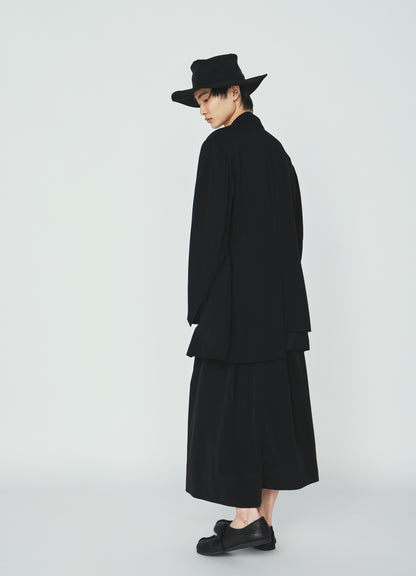 CREPE de CHINE DRAWSTRING SKIRT