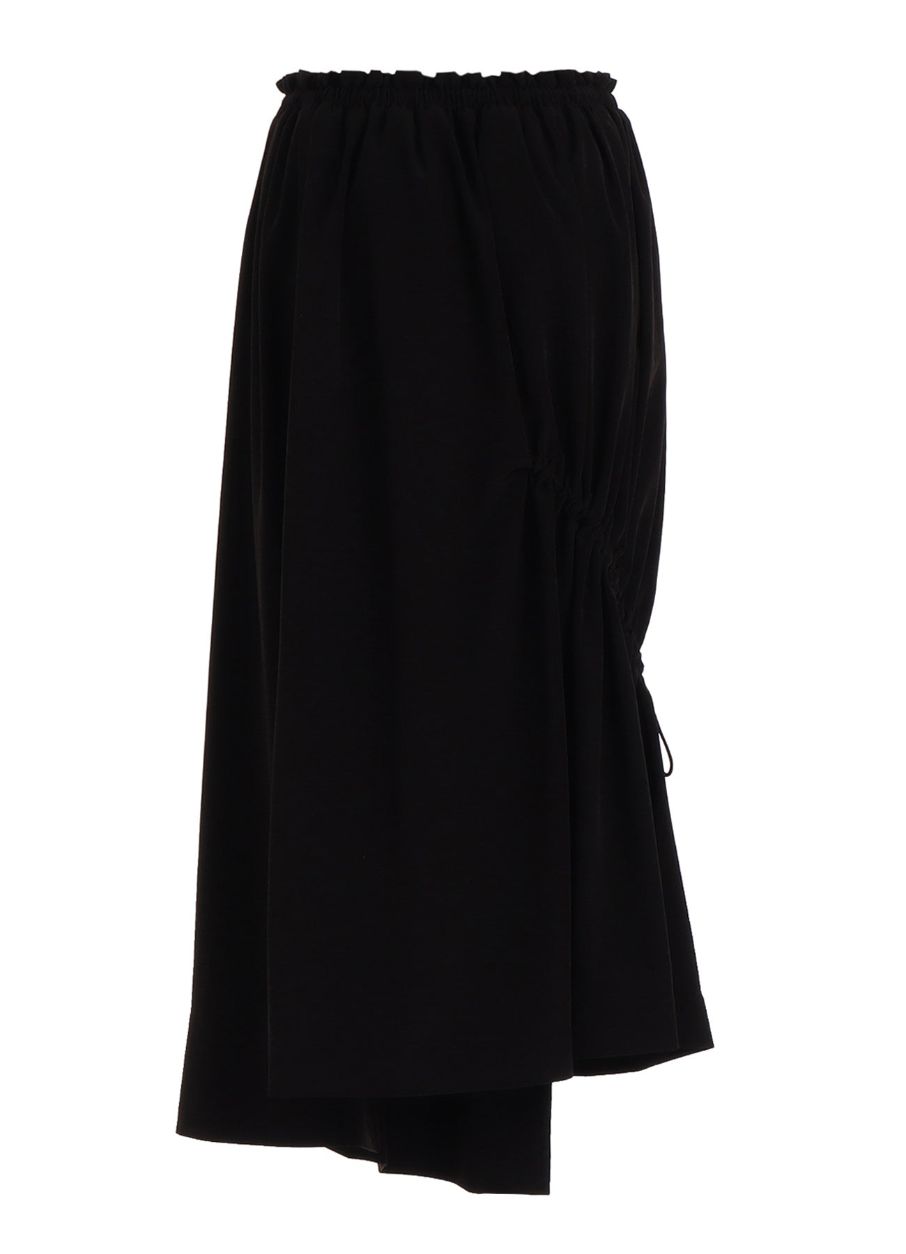 CREPE de CHINE DRAWSTRING SKIRT – THE SHOP YOHJI YAMAMOTO