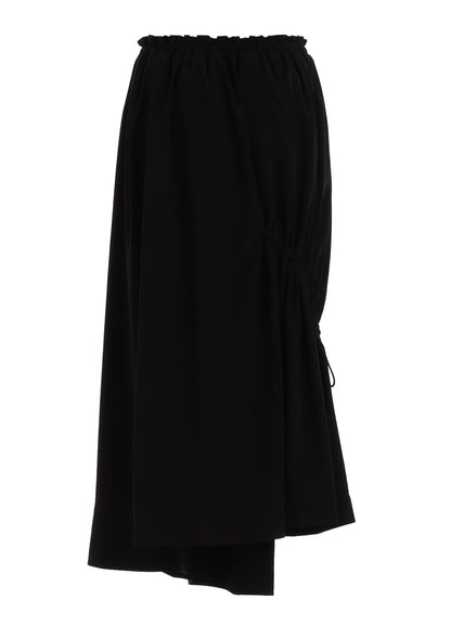 CREPE de CHINE DRAWSTRING SKIRT