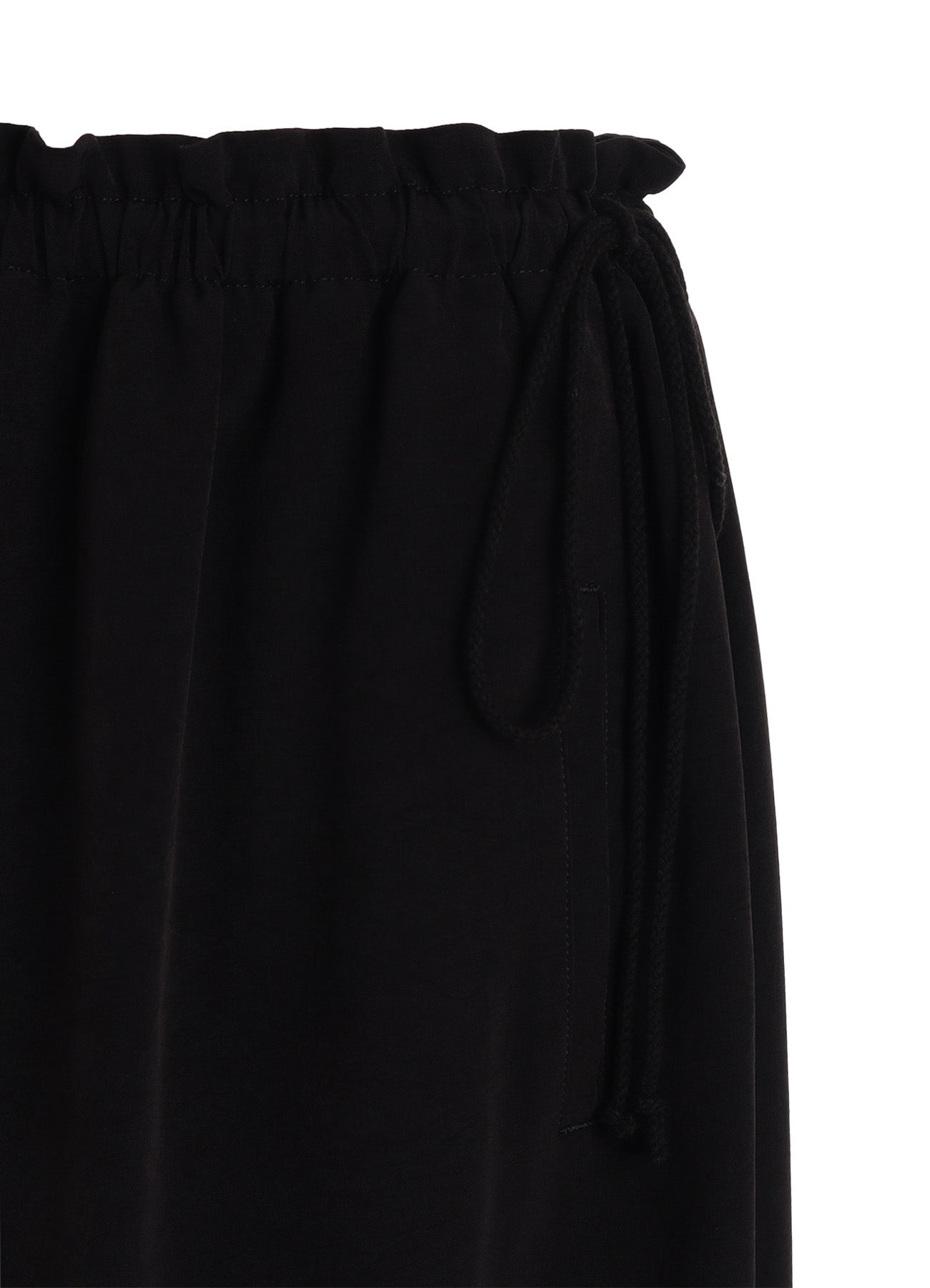 CREPE de CHINE DRAWSTRING SKIRT