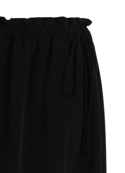 CREPE de CHINE DRAWSTRING SKIRT