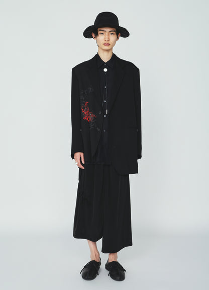 CREPE de CHINE DRAWSTRING SKIRT