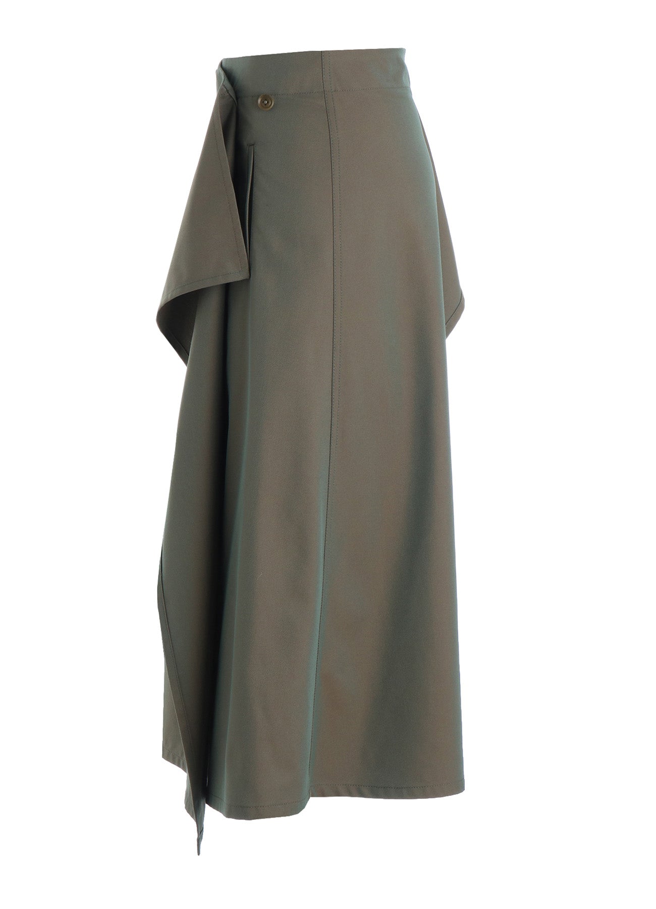 PE/RY REFLECTIVE TWILL WRAP SKIRT – THE SHOP YOHJI YAMAMOTO