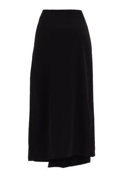 CREPE de CHINE WRAP SKIRT