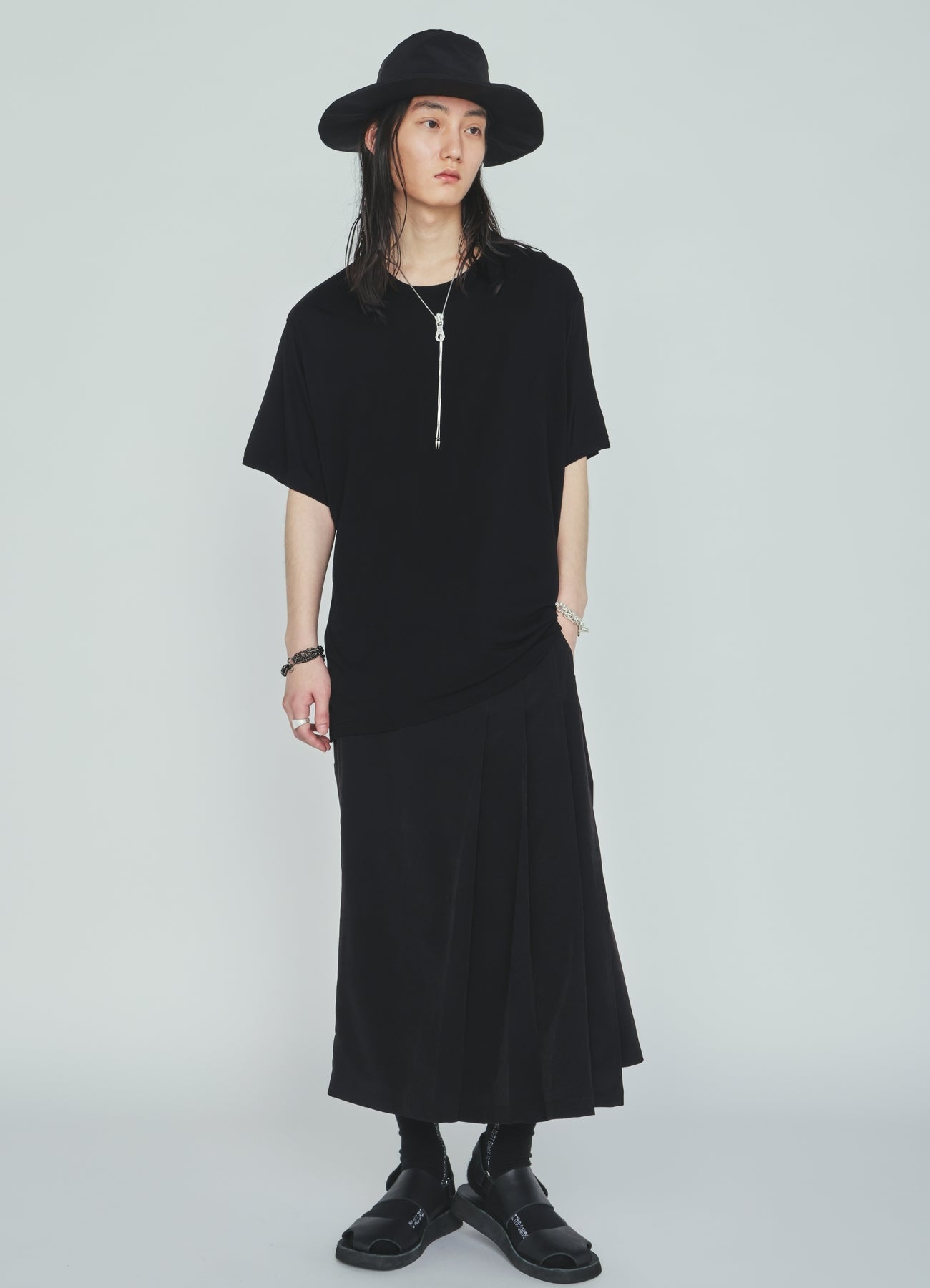 CREPE de CHINE WRAP SKIRT