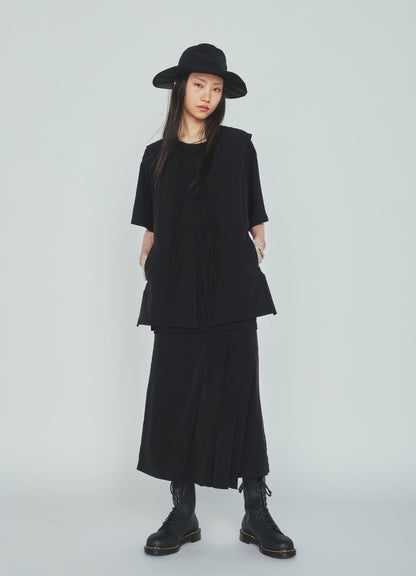 CREPE de CHINE WRAP SKIRT