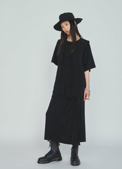 CREPE de CHINE WRAP SKIRT