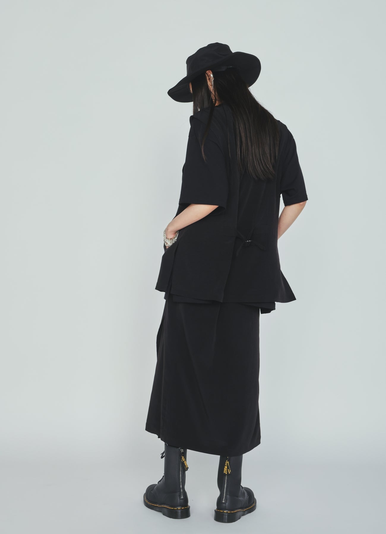 CREPE de CHINE WRAP SKIRT