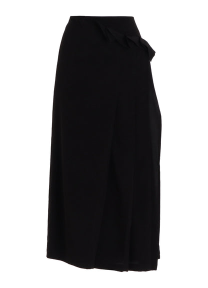 CREPE de CHINE WRAP SKIRT