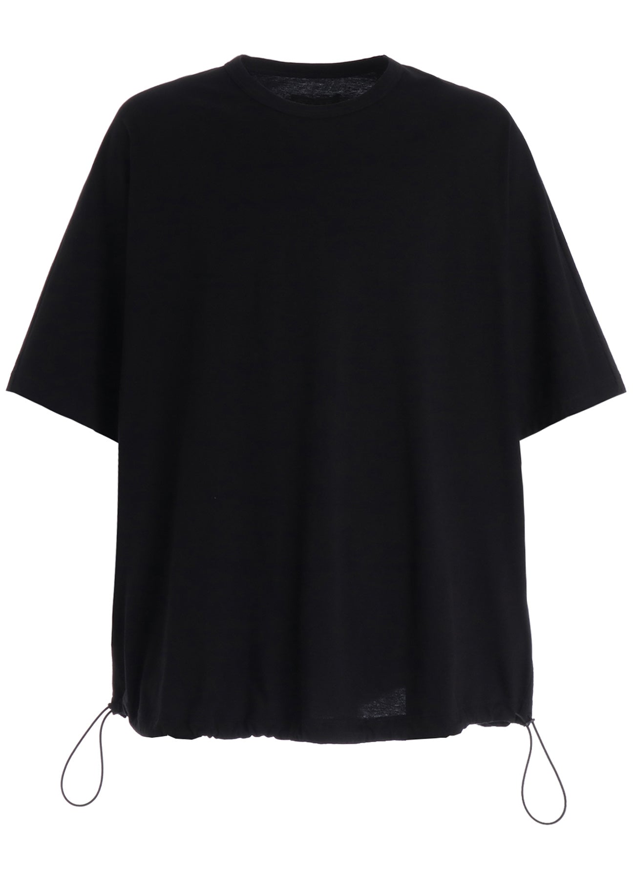 30/COTTON JERSEY ELASTIC HEM T-SHIRT – THE SHOP YOHJI YAMAMOTO