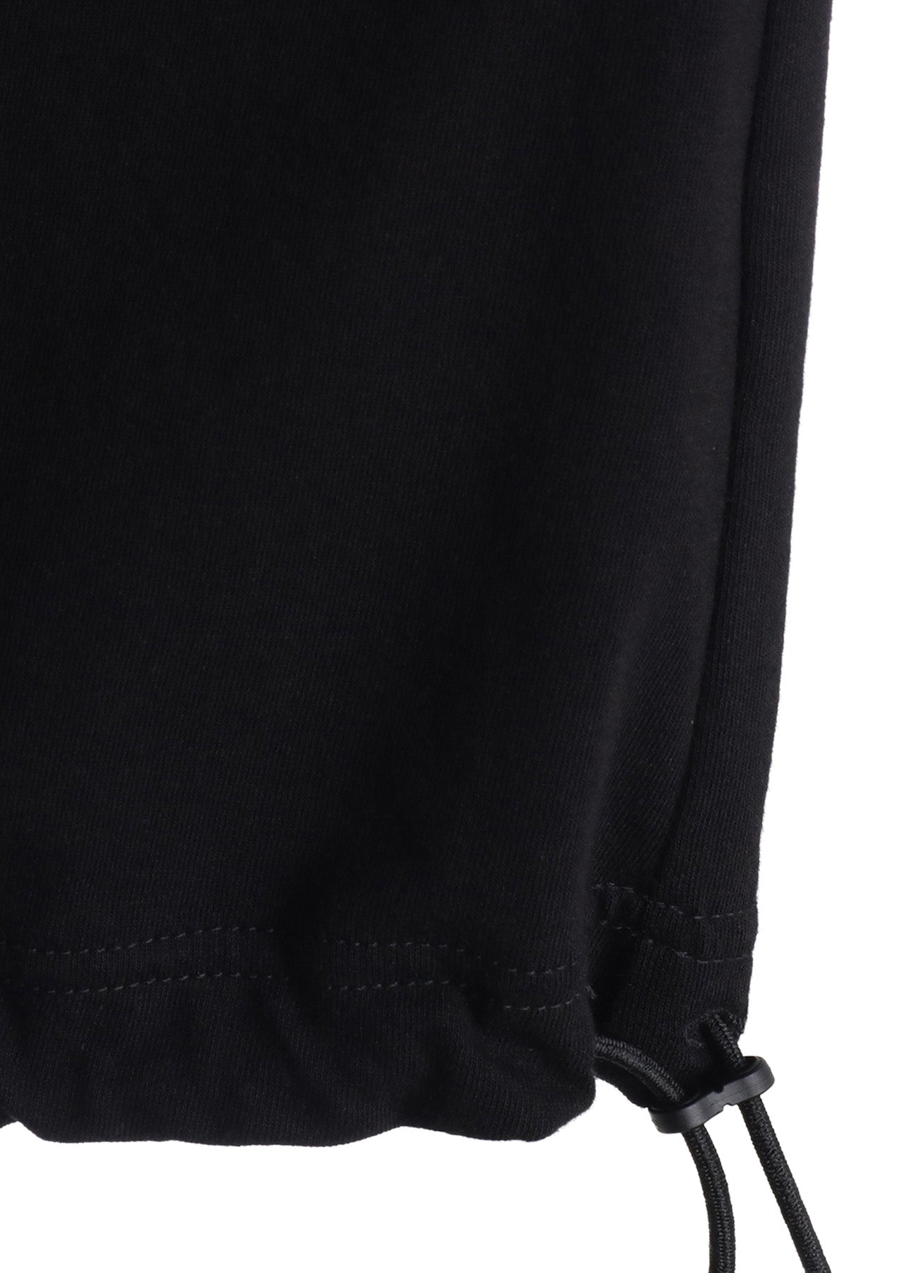 30/COTTON JERSEY ELASTIC HEM T-SHIRT