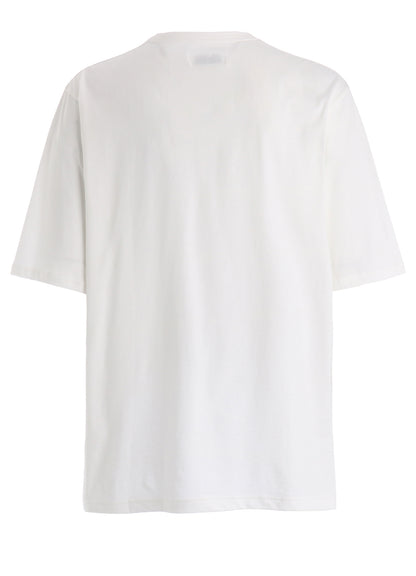 30/COTTON JERSEY LACE-UP T-SHIRT