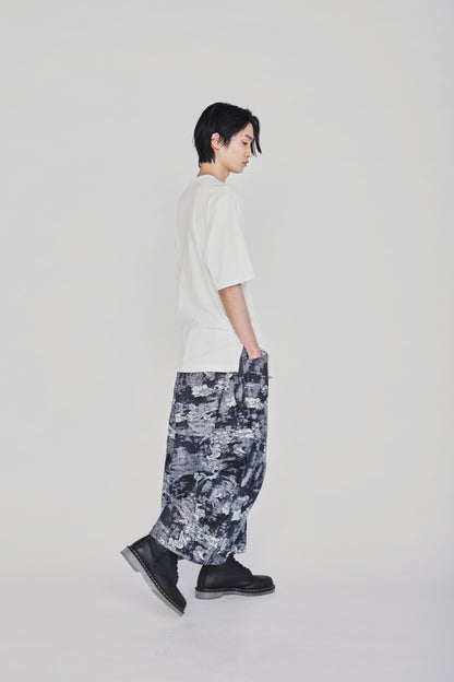 30/COTTON JERSEY LACE-UP T-SHIRT