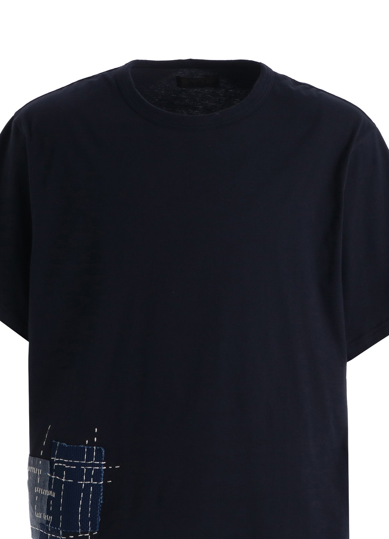 30/COTTON JERSEY SASHIKO EMBROIDERY T-SHIRT – THE SHOP YOHJI YAMAMOTO