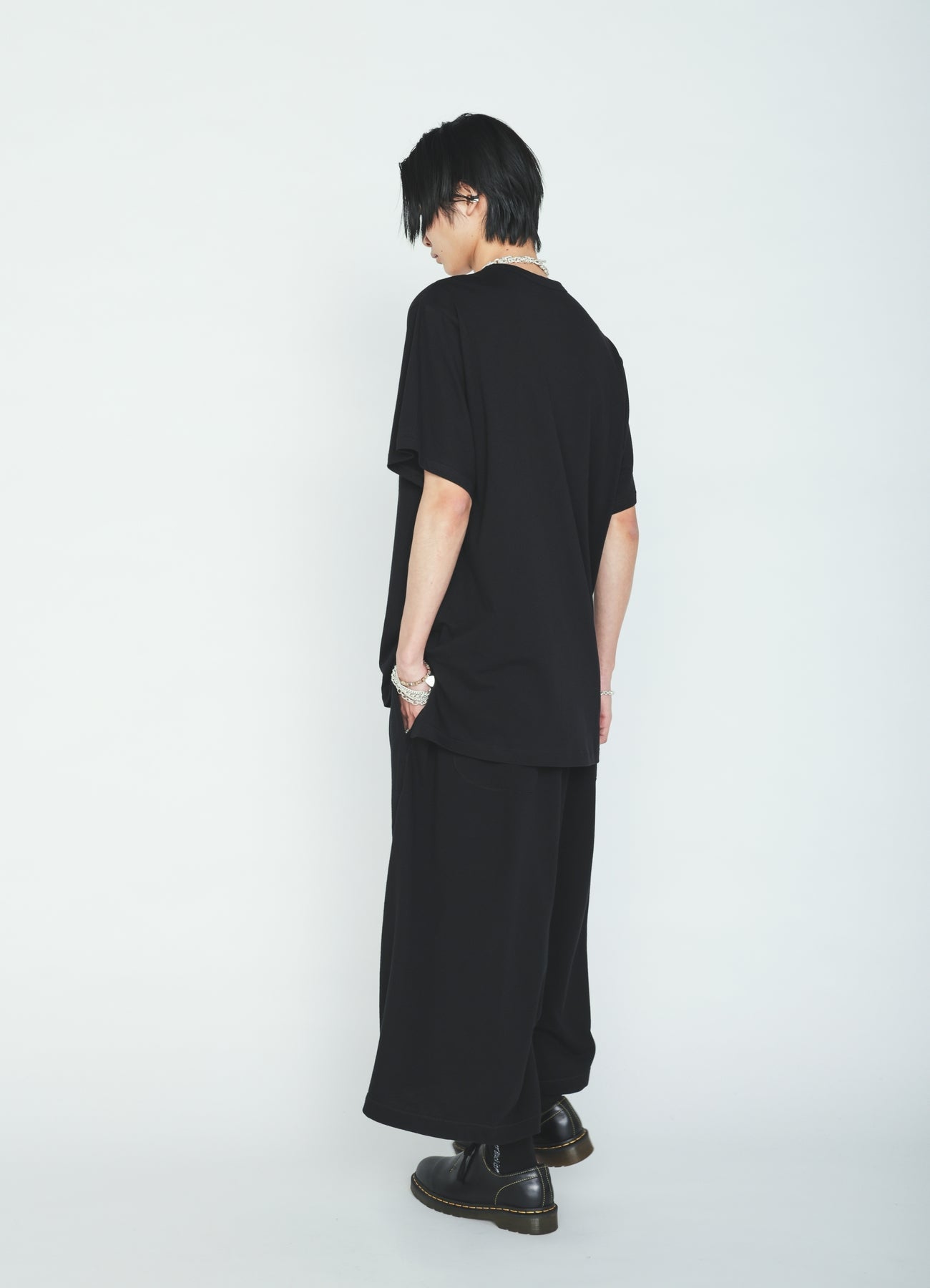 30/COTTON JERSEY SASHIKO EMBROIDERY T-SHIRT