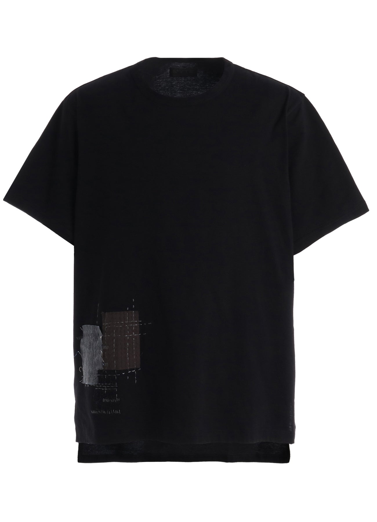 30/COTTON JERSEY SASHIKO EMBROIDERY T-SHIRT