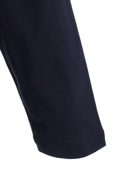 30/COTTON JERSEY SASHIKO EMBROIDERY LONG T-SHIRT