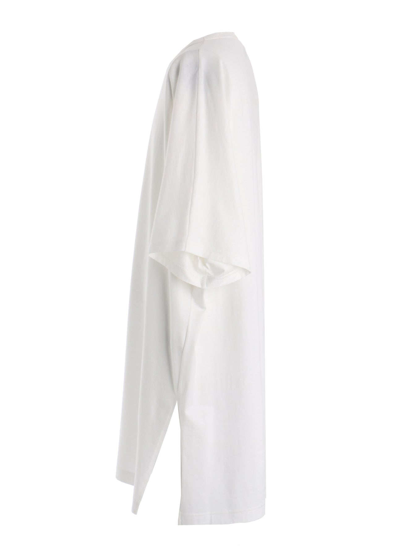 30/COTTON JERSEY ELASTIC DRAWSTRING GATHERED T-SHIRT