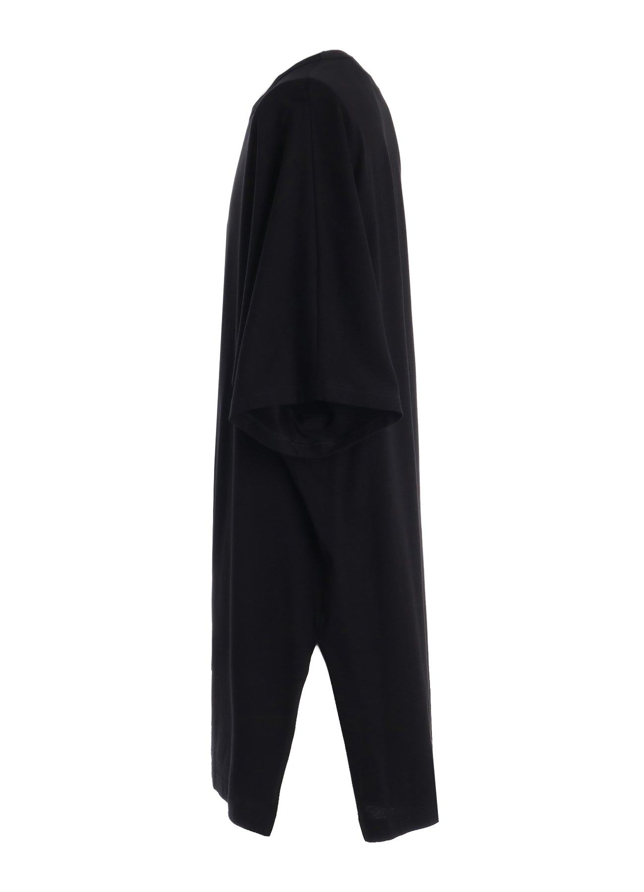 30/COTTON JERSEY ELASTIC DRAWSTRING GATHERED T-SHIRT