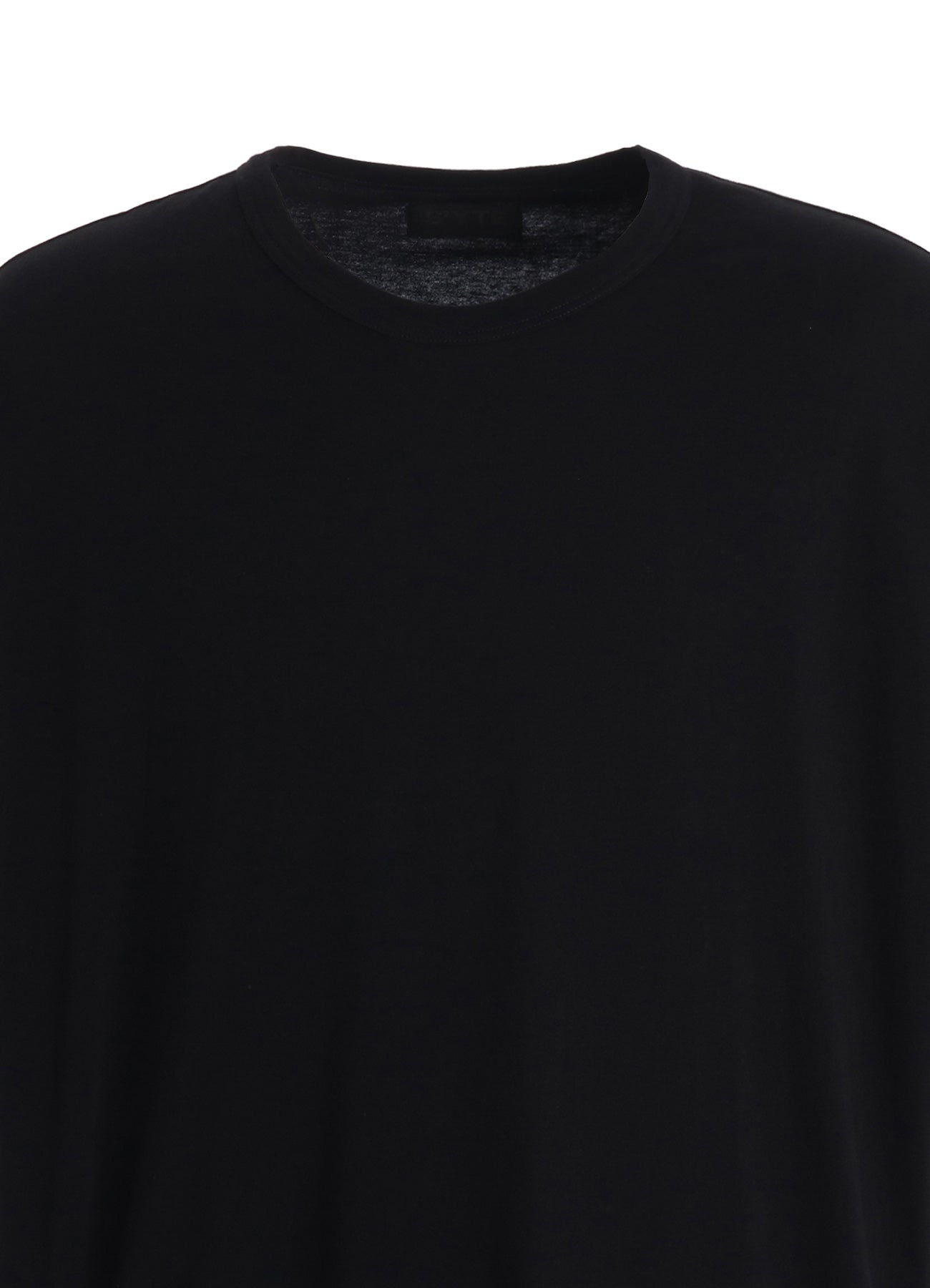 30/COTTON JERSEY ELASTIC DRAWSTRING GATHERED T-SHIRT