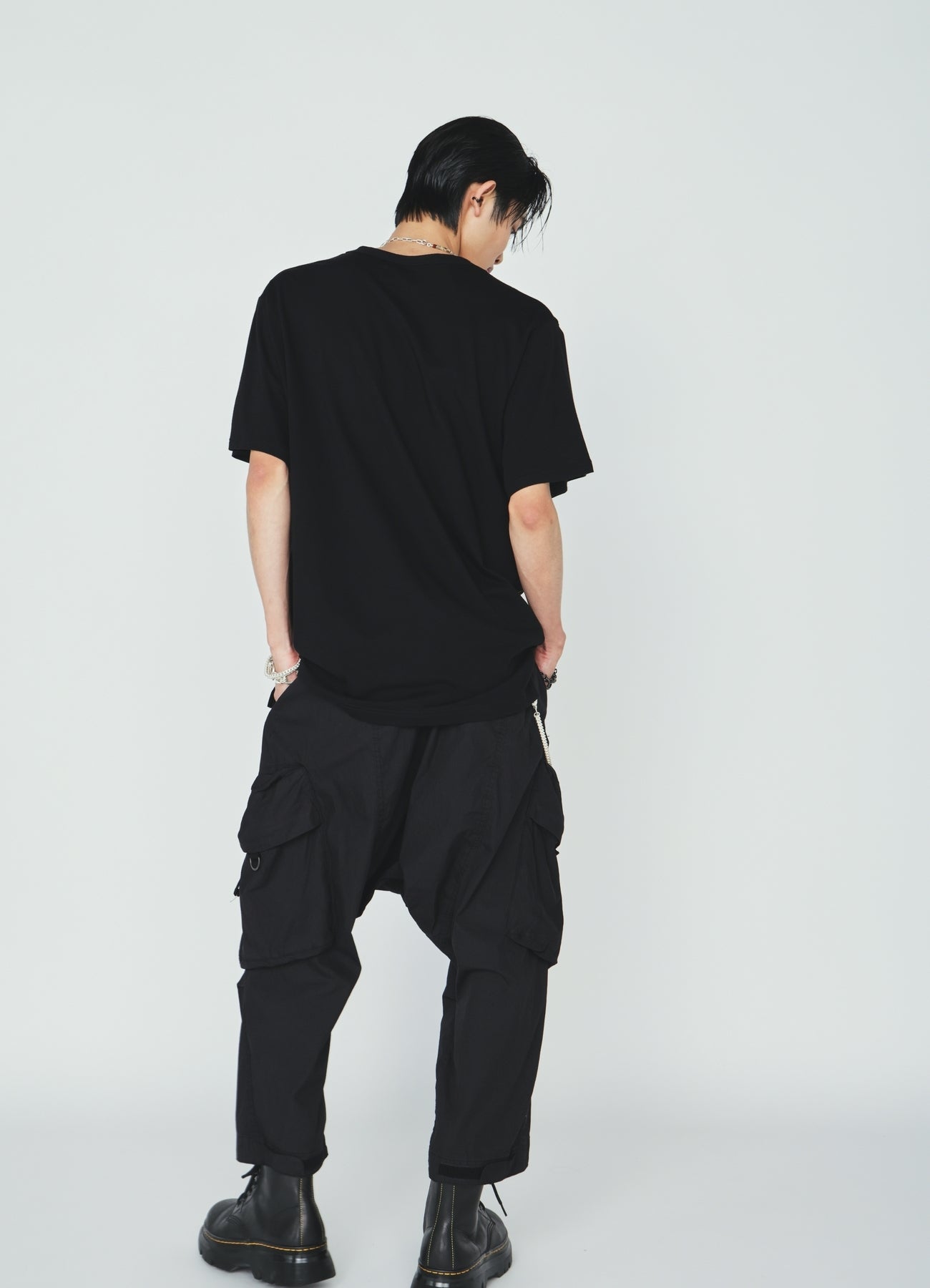 30S COTTON JERSEY CROW AND ANCHOR PRINT T-SHIRT