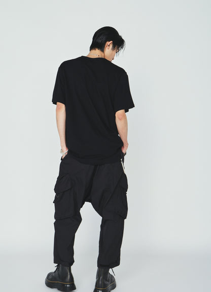 30S COTTON JERSEY CROW AND ANCHOR PRINT T-SHIRT