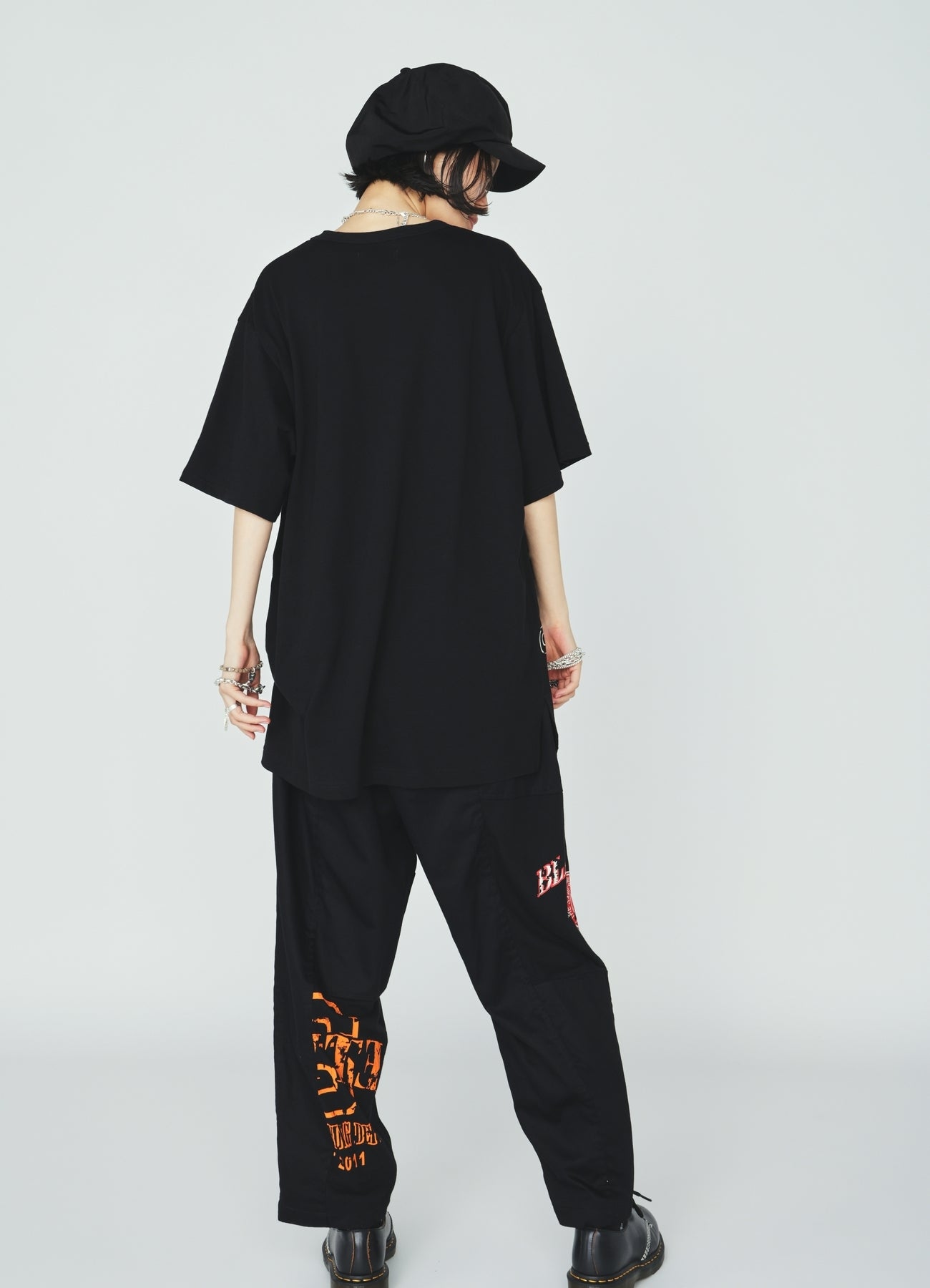 30S COTTON JERSEY CROW AND ANCHOR PRINT T-SHIRT