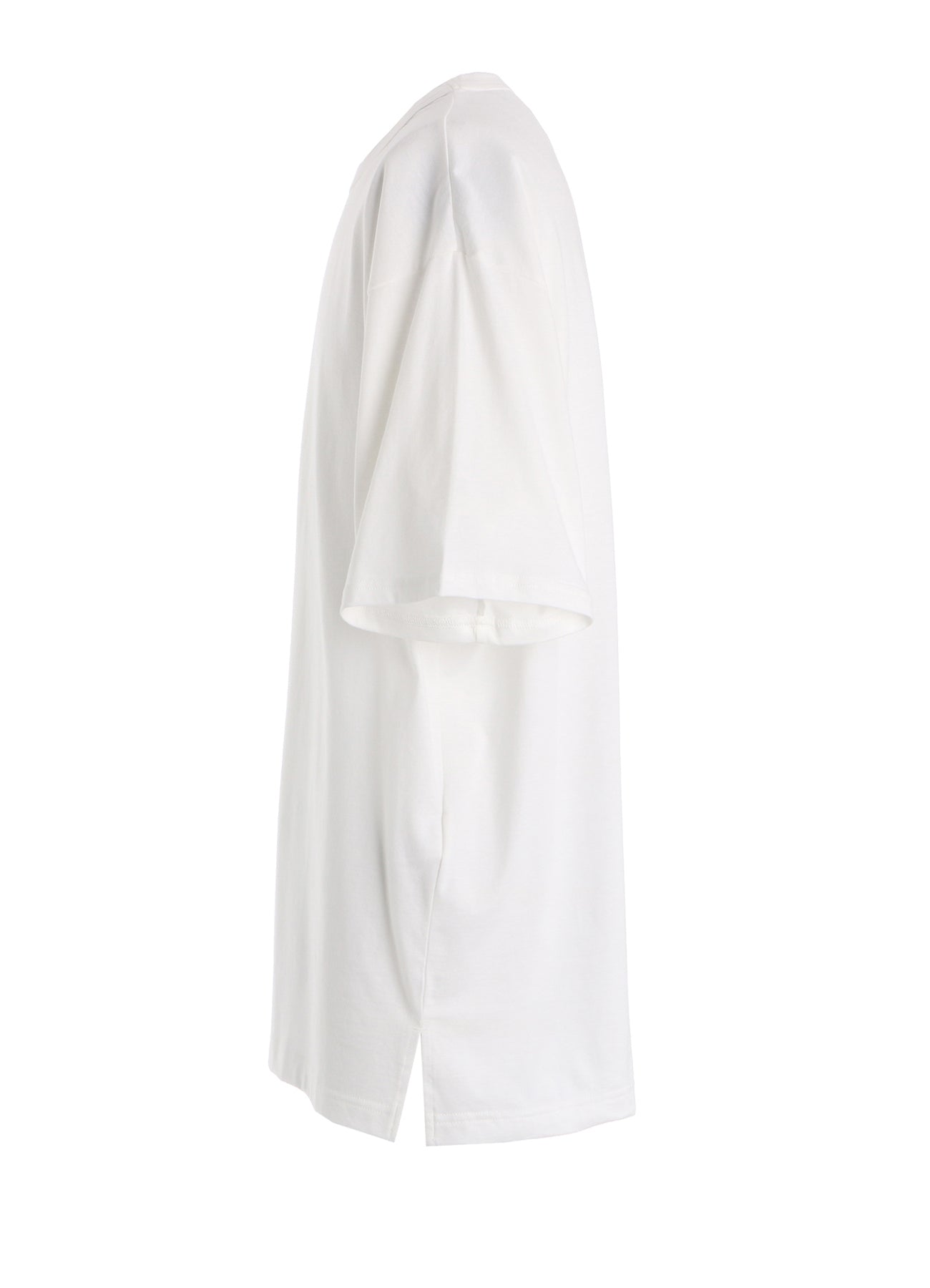 30/COTTON JERSEY FRONT SLIT T-SHIRT – THE SHOP YOHJI YAMAMOTO