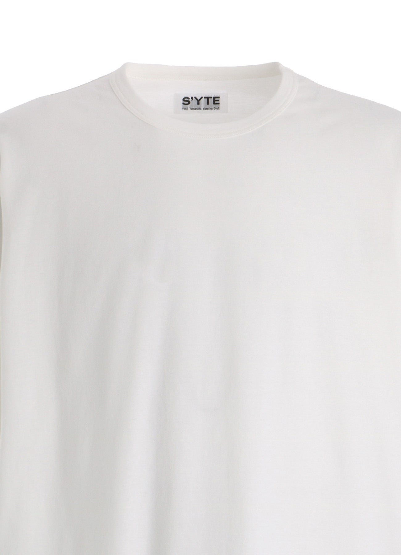 STUMBLY ボリュームスリーブシャツ ホワイト　36 コットン 日本製　完売 30/COTTON JERSEY FRONT SLIT T-SHIRT – THE SHOP YOHJI YAMAMOTO