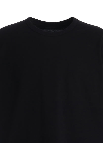 30/COTTON JERSEY FRONT SLIT T-SHIRT