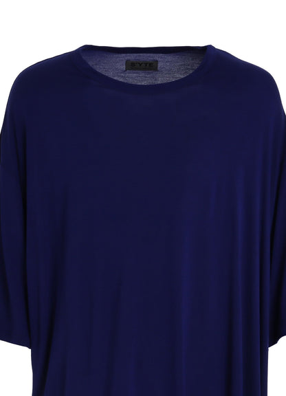 RAYON JERSEY DRAPE T-SHIRT