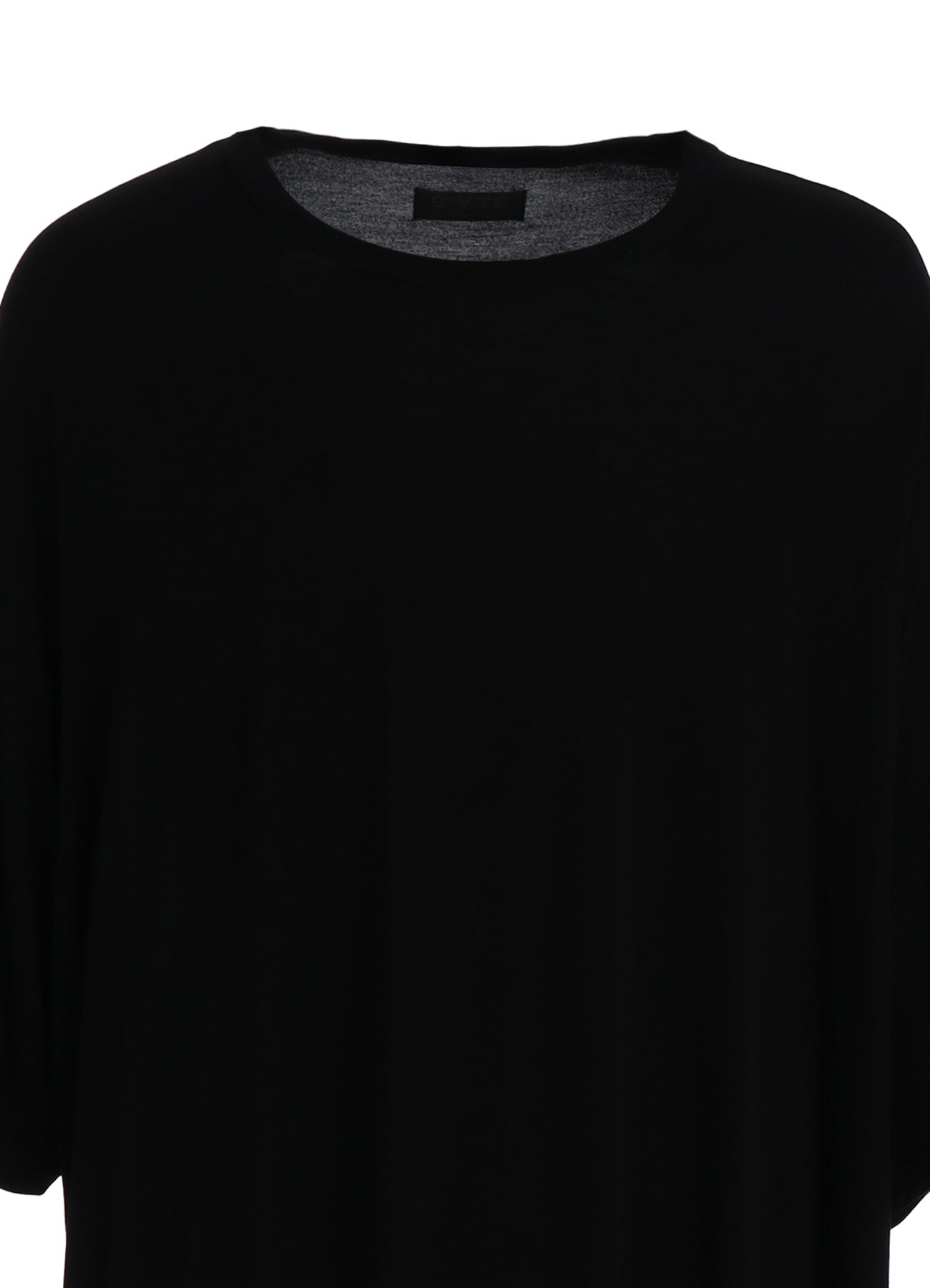 RAYON JERSEY DRAPE T-SHIRT